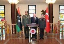 صدام حفتر ووزير الدفاع التركي